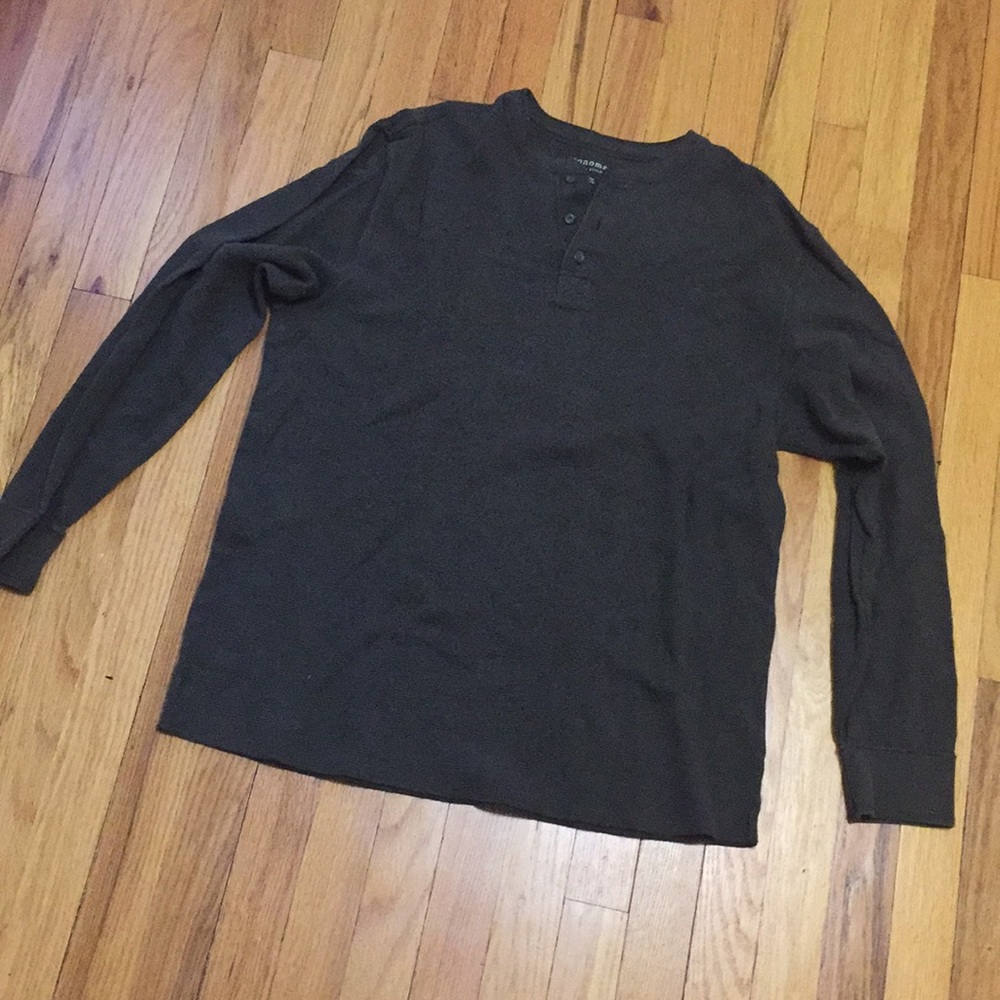 Men’s thermal Henley shirt